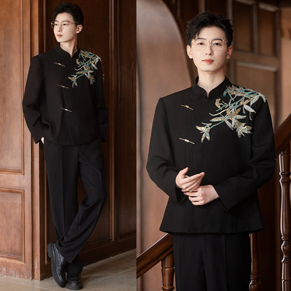 Bridegroom Wedding Suit Suit Zhongshan Suit Men