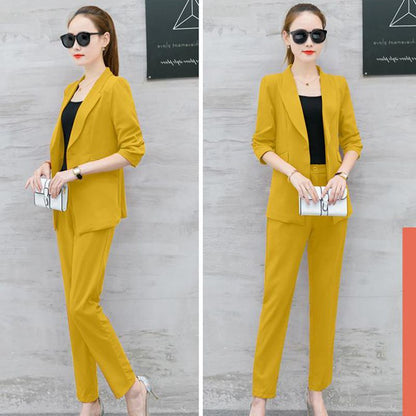 Suit set female two-piece suit