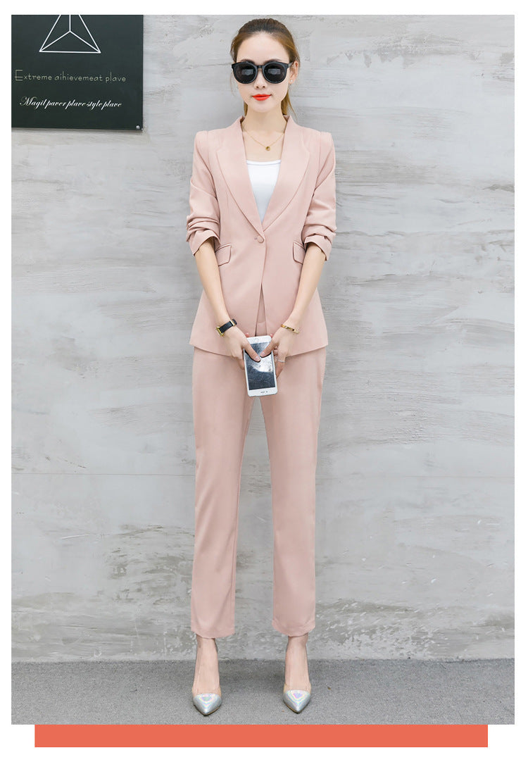 Suit set female two-piece suit