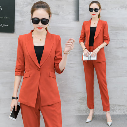 Suit set female two-piece suit