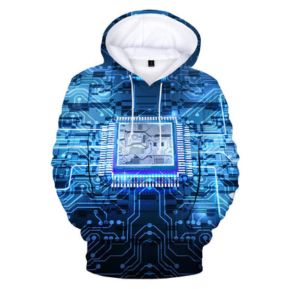 3D Digital Printing Hoodie Men