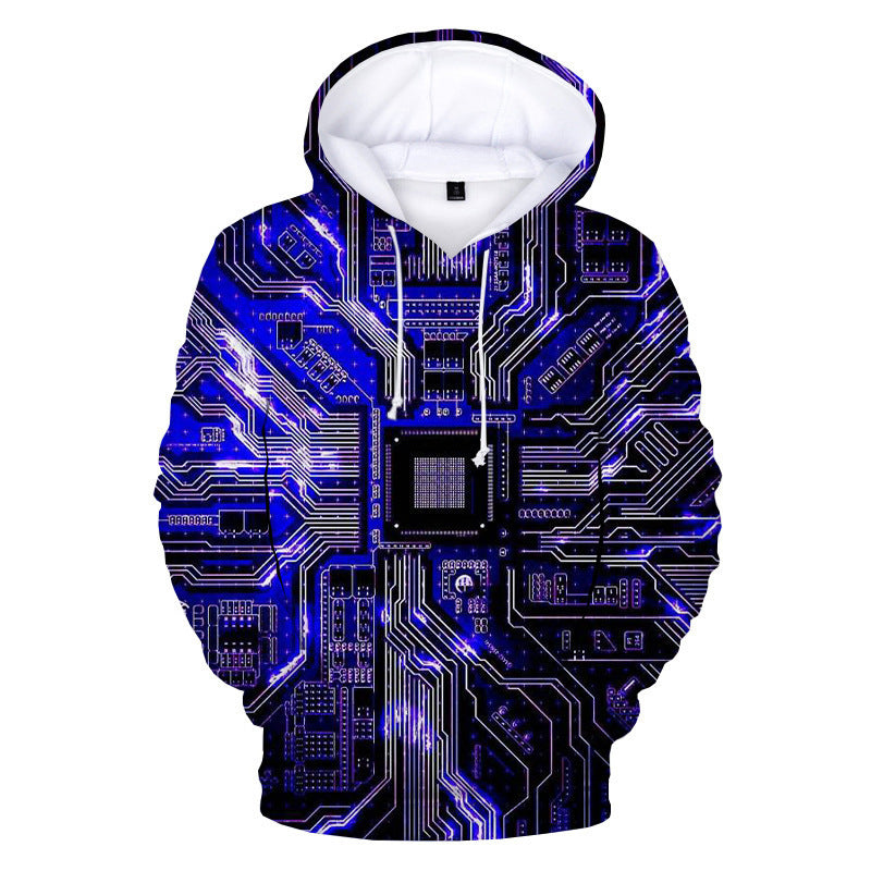 3D Digital Printing Hoodie Men